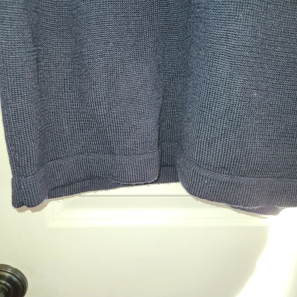 Vintage Stephanie by Suzelle Navy Wool Blend Dress Size M Destinations Details - Picture 4 of 12